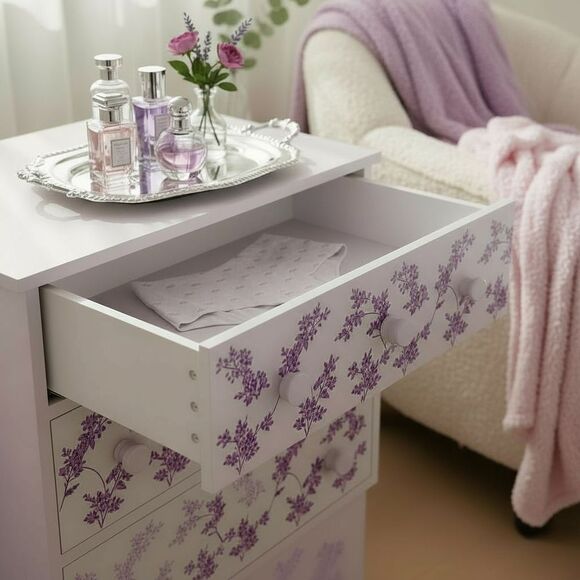 VS PINK Panty in Lavender Seamless With Logo Print Size Medium NWT - Picture 9 of 9